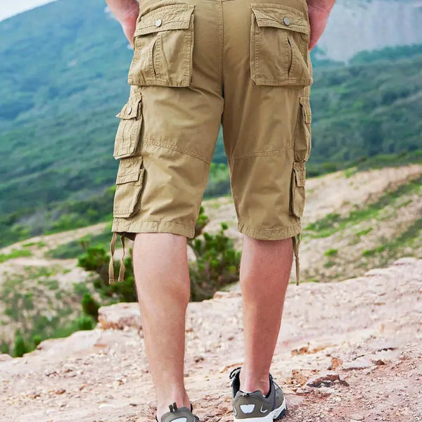 SANOPY Men's cotton simple design cargo shorts