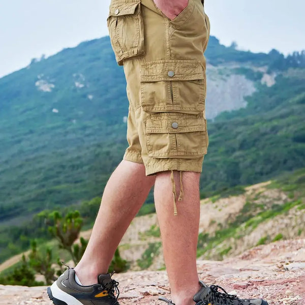 SANOPY Men's cotton simple design cargo shorts