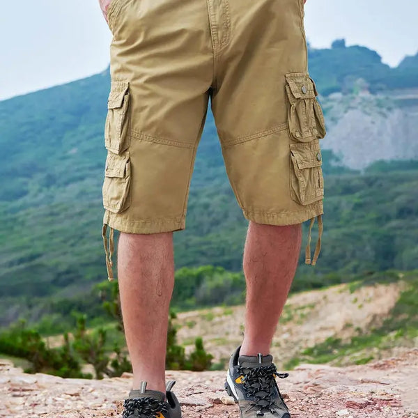 SANOPY Men's cotton simple design cargo shorts