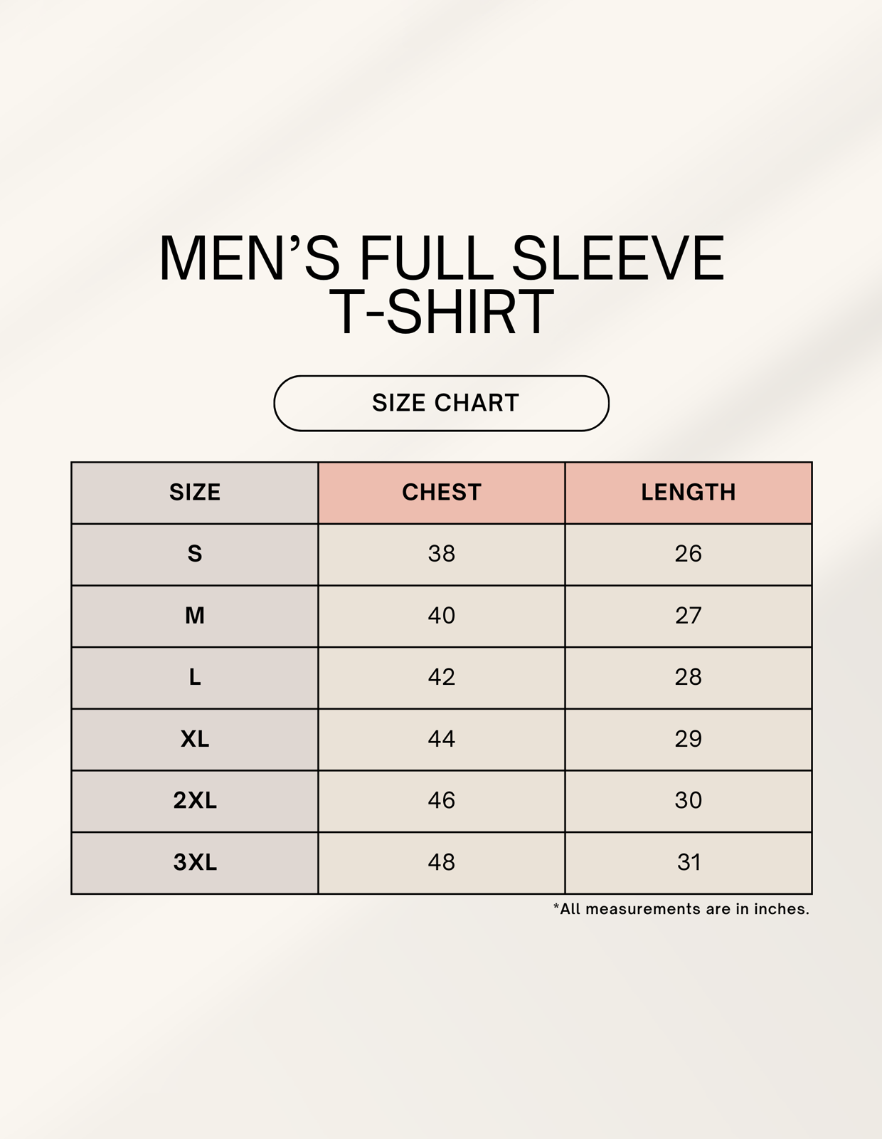 Men's Full Sleeve T-Shirt