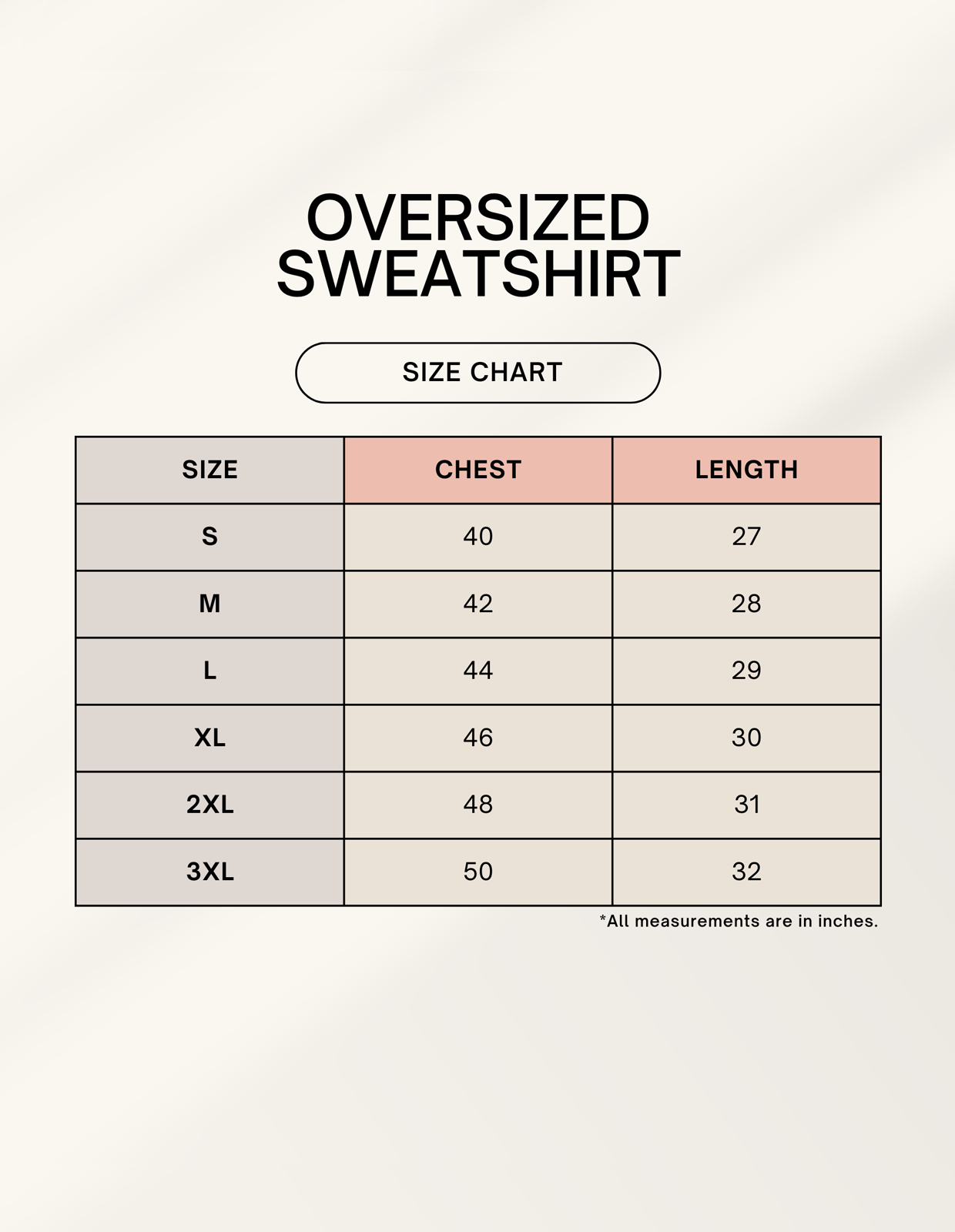 Womens Oversized Sweatshirt