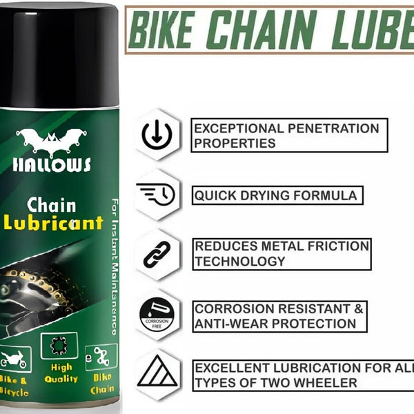 Bike Chain Cleaner Lubricant and Brush (Pack of 3)