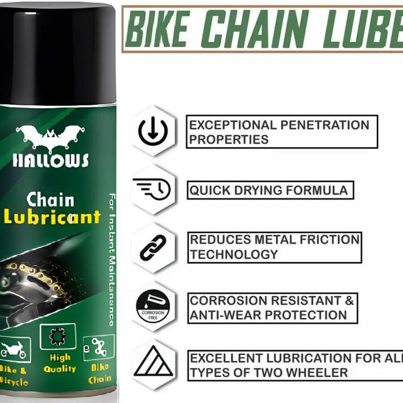 Bike Chain Cleaner Lubricant and Brush (Pack of 3)