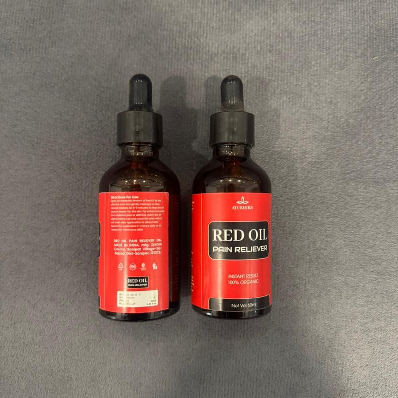 Instant Pain Relief Red Oil 60ml (Pack of 1) ⭐⭐⭐⭐⭐