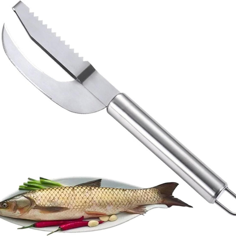 3-in-1 Stainless Steel Fish Scaler Remover Knife