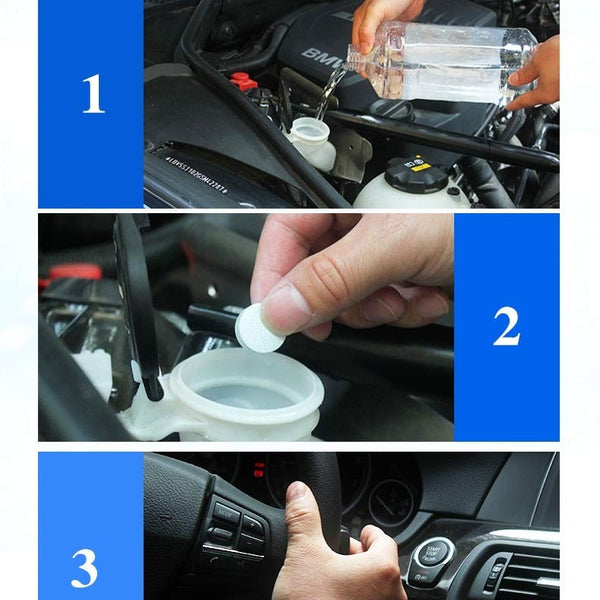 Car Wiper Detergent Effervescent Tablets Washer
