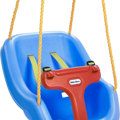 Little Tikes Snug 'n Secure Blue Swing with Adjustable Straps