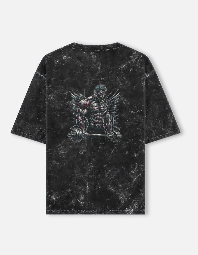 Men Acid Washed Oversized Tee