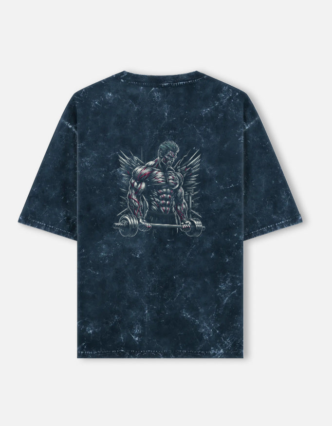 Men Acid Washed Oversized Tee