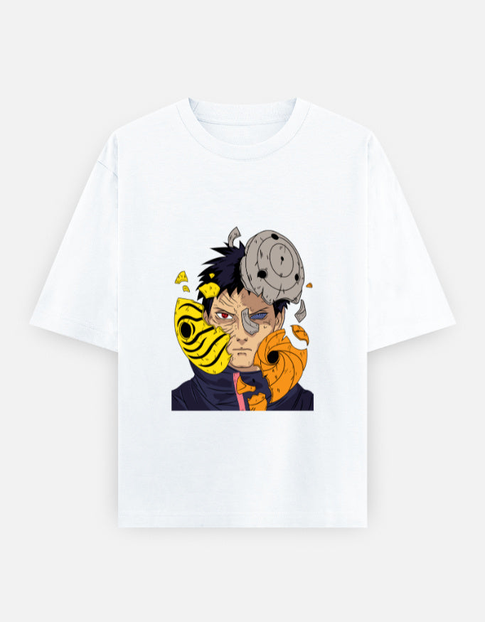 Fractured Fate – Obito Unmasked Unisex Oversized Classic T-Shirt