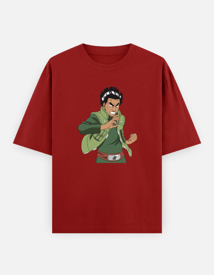 Gate of Power – Might Guy Unisex Oversized Classic T-Shirt