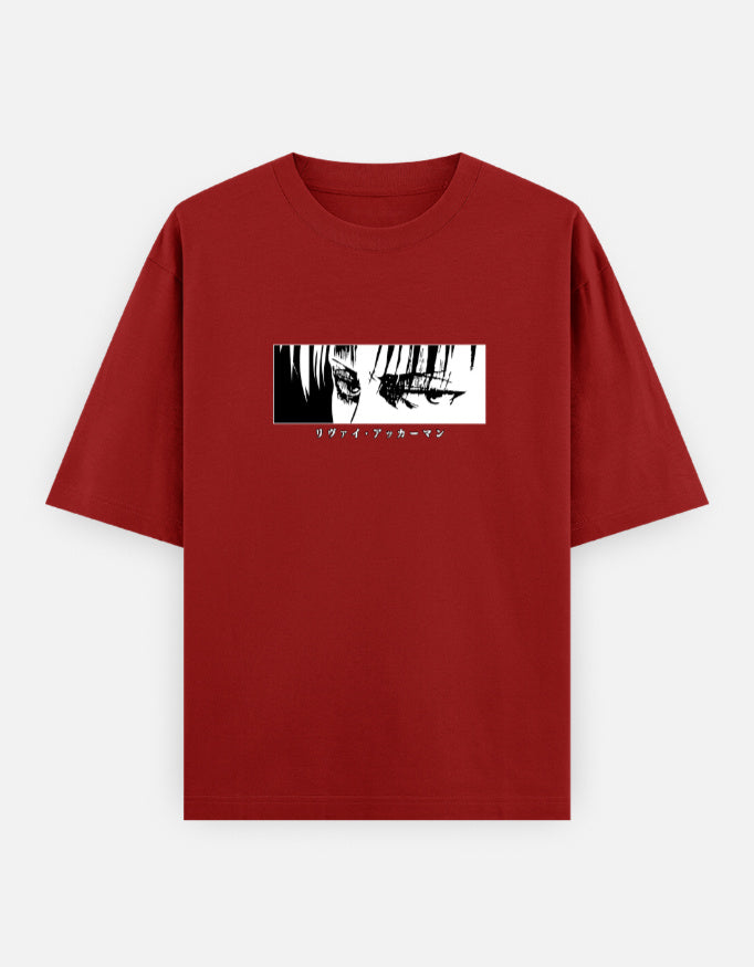 Levi Ackerman: Eyes of Judgment Unisex Oversized Classic T-Shirt