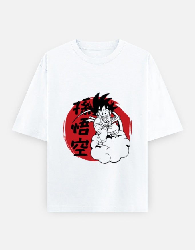 Son Goku: Rising Sun Legacy Unisex Oversized Classic T-Shirt