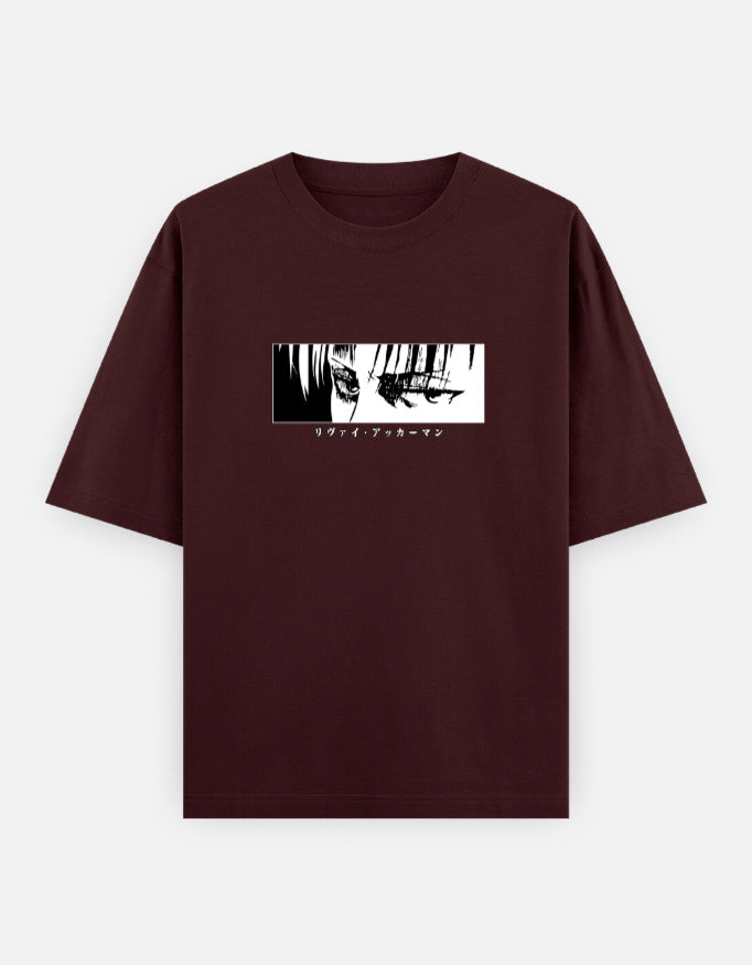 Levi Ackerman: Eyes of Judgment Unisex Oversized Classic T-Shirt