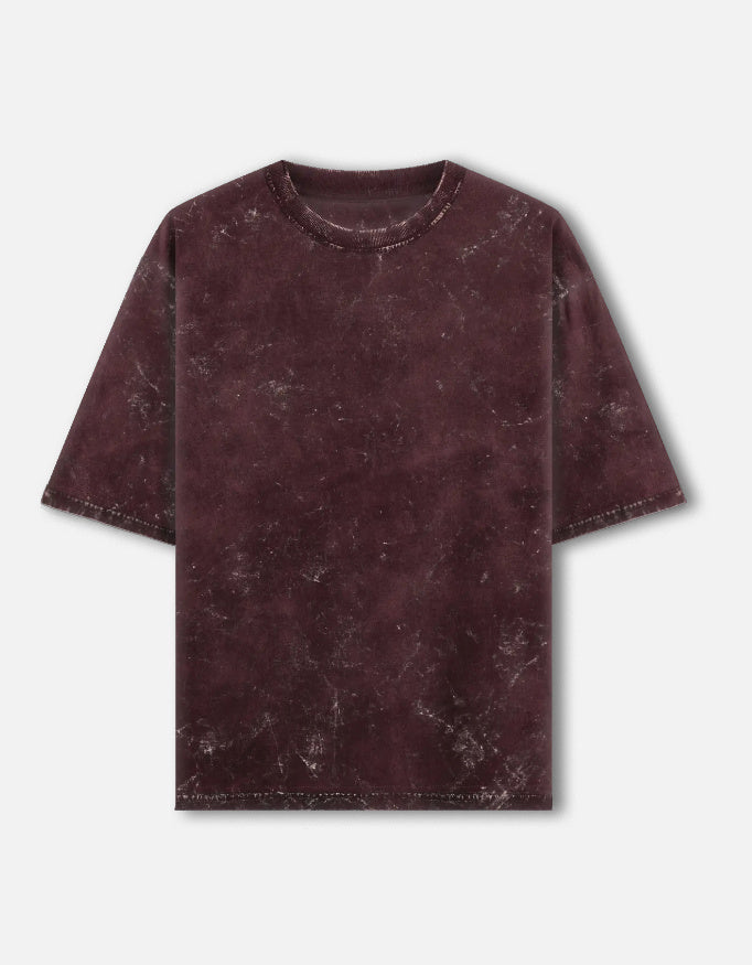 Men Acid Washed Oversized Tee