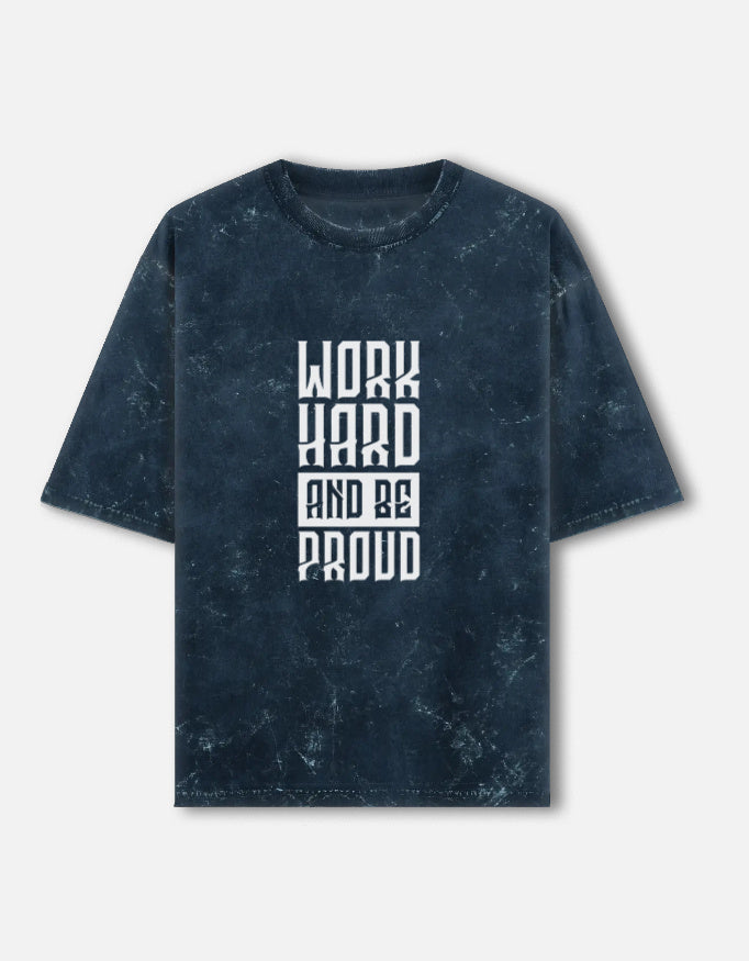 Men Acid Washed Oversized Tee