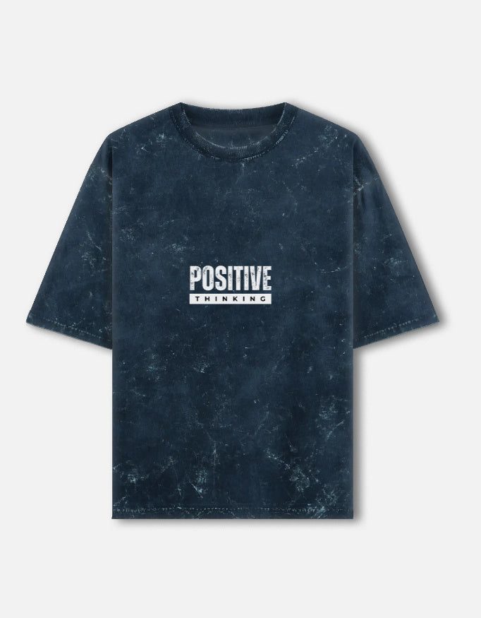 Men Acid Washed Oversized Tee