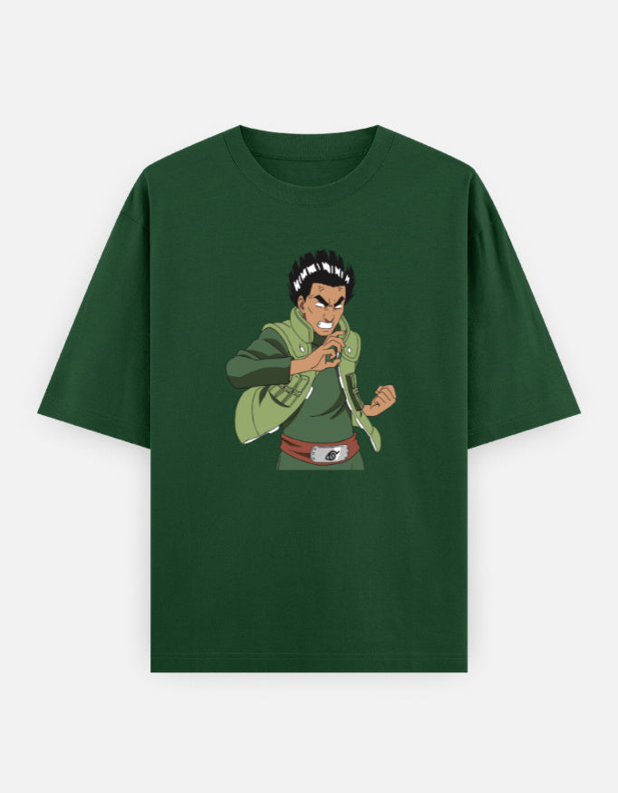 Gate of Power – Might Guy Unisex Oversized Classic T-Shirt