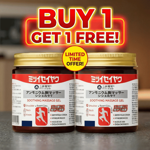 Instant Pain Relief Soothing Massage Gel Buy 1 Get 1 Free 4.9/5 ⭐⭐⭐⭐⭐