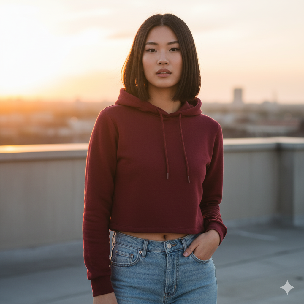 Female Cropped Hoodie