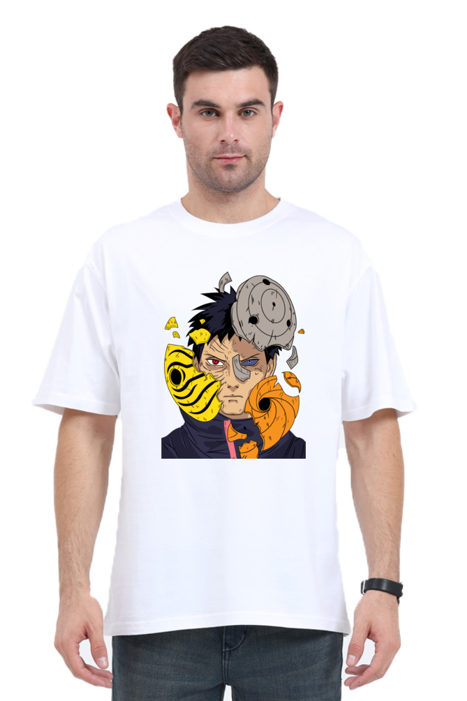 Fractured Fate – Obito Unmasked Unisex Oversized Classic T-Shirt